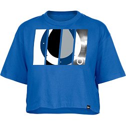 New Era Women's Indianapolis Colts Panel Boxy Blue T-Shirt