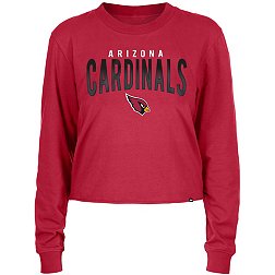 Women's New Era Cardinal Arizona Cardinals Space Dye Bling T-Shirt