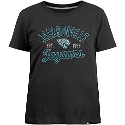 New Era Women's Jacksonville Jaguars Arch Script Black T-Shirt