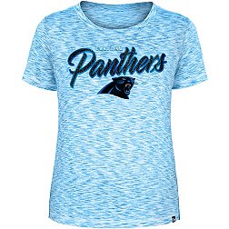 New Era Women's Carolina Panthers Space Dye Glitter T-Shirt