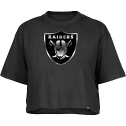 New Era Women's Las Vegas Raiders Panel Boxy Black T-Shirt