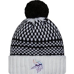 New Era Women's Minnesota Vikings 2023 Crucial Catch White Knit Beanie