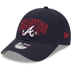 New Era Youth Atlanta Braves Navy Outline 9Forty Adjustable Hat