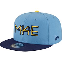 New Era Youth Milwaukee Brewers OTC 2023 City Connect 9Fifty Adjustable Snapback Hat