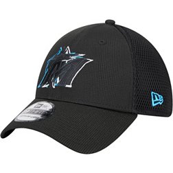 New Era Youth Miami Marlins Black 39THIRTY Overlap Stretch Fit Hat