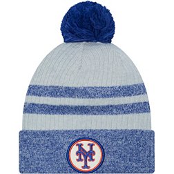 New Era Youth New York Mets Blue Patch Knit Hat