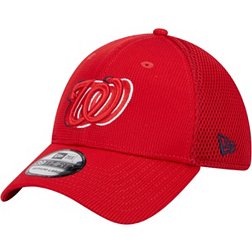 deadmansupplyco Vintage Baseball - Washington Nationals (Red Washington Wordmark) Long Sleeve T-Shirt