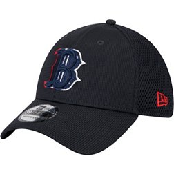 New Era Youth Boston Red Sox Navy 39THIRTY Overlap Stretch Fit Hat