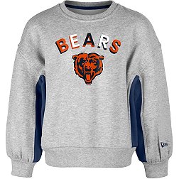 New Era Girls' Chicago Bears Balloon Grey Crew Sweatshirt