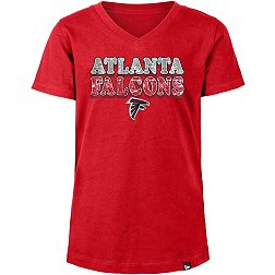 New Era Girls' Atlanta Falcons Sequins Black T-Shirt