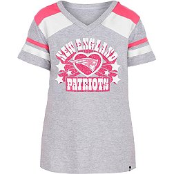 New Era Girls' New England Patriots Glitter Star T-Shirt