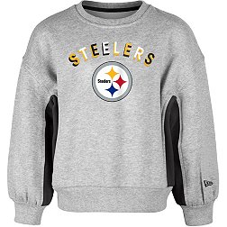 New Era Little Kids' Pittsburgh Steelers Balloon Grey Crew Sweatshirt