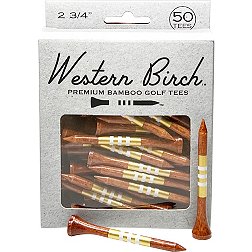 Western Birch Signature Eldorado 2.75" Golf Tees - 50 Pack