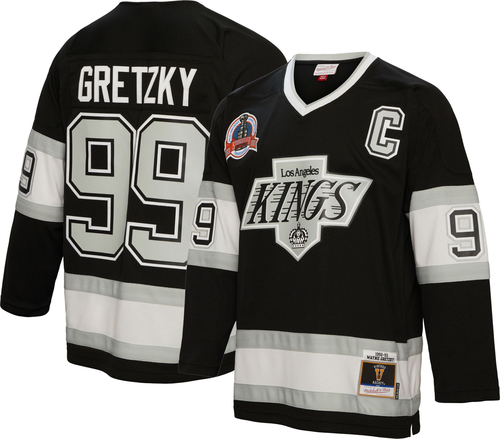 Mitchell &amp; Ness Big &amp; Tall Los Angeles Kings Wayne Gretzy #99 Replica Jersey