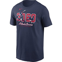 Nike Adult Atlanta Braves Ronald Acuña Jr. 30 60 Navy T-Shirt