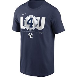 Nike Men's New York Yankees Navy Lou Gehrig Day Phrase T-Shirt