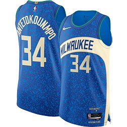 Nike Men's 2023-24 City Edition Milwaukee Bucks Giannis Antetokounmpo #34 Authentic Jersey