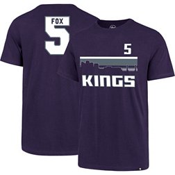 '47 Men's Sacramento Kings De'Aaron Fox #5 Purple T-Shirt