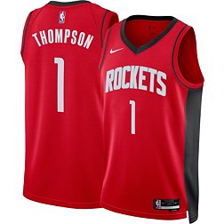 Nike Adult Houston Rockets Amen Thompson#1 Red Dri-FIT Icon Jersey