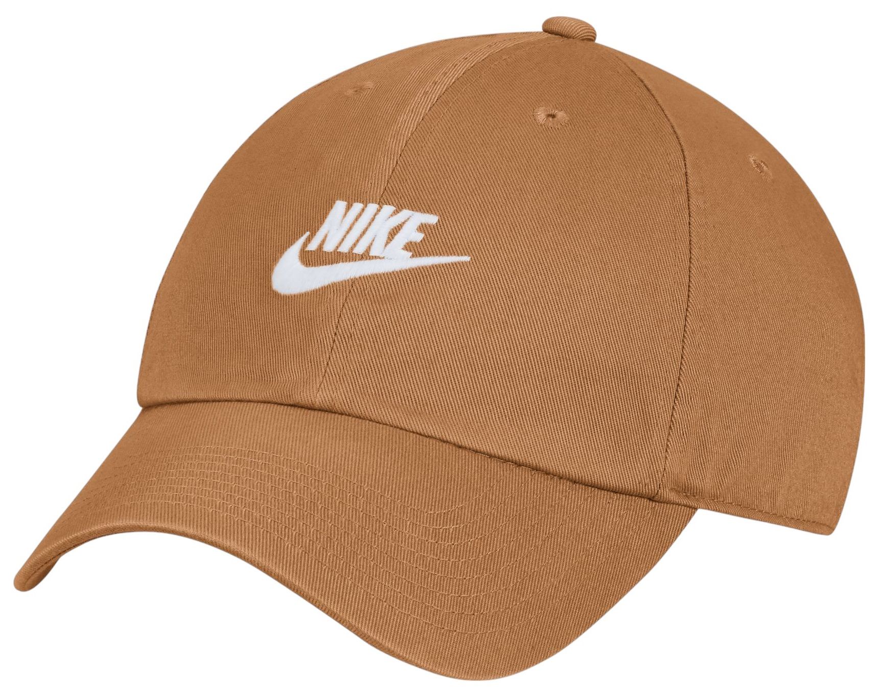 Nike Club Unstructured Futura Wash Cap Flax/White thumbnail