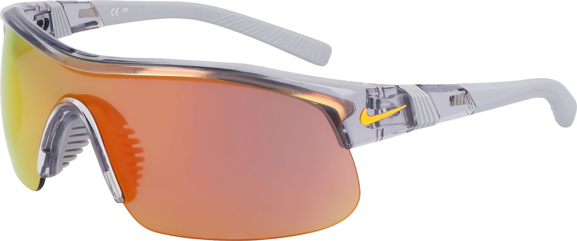 Black/Orange Mirrored Lens