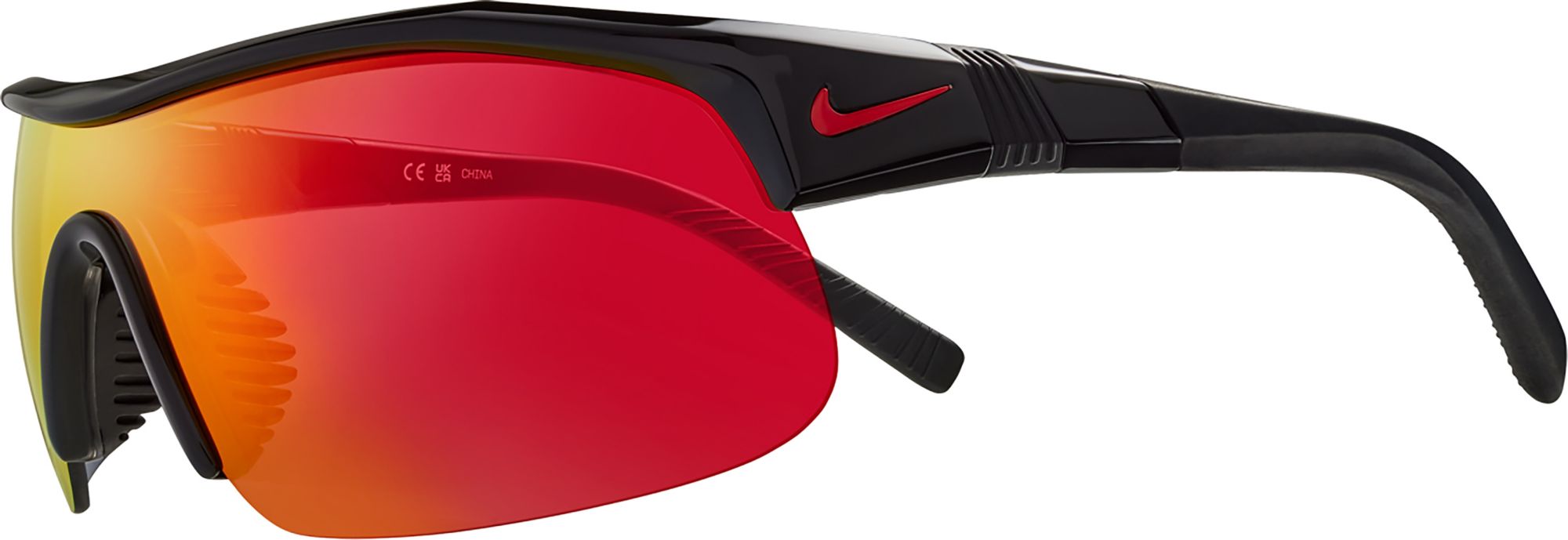 Black/Red Mirrored Lens