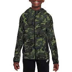 Nike Boys' Tech Fleece Camo Full-Zip Sweatshirt