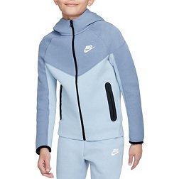 Nike Boys Jacket & Pants Track Suit Set Sweatsuit (6, White Black)