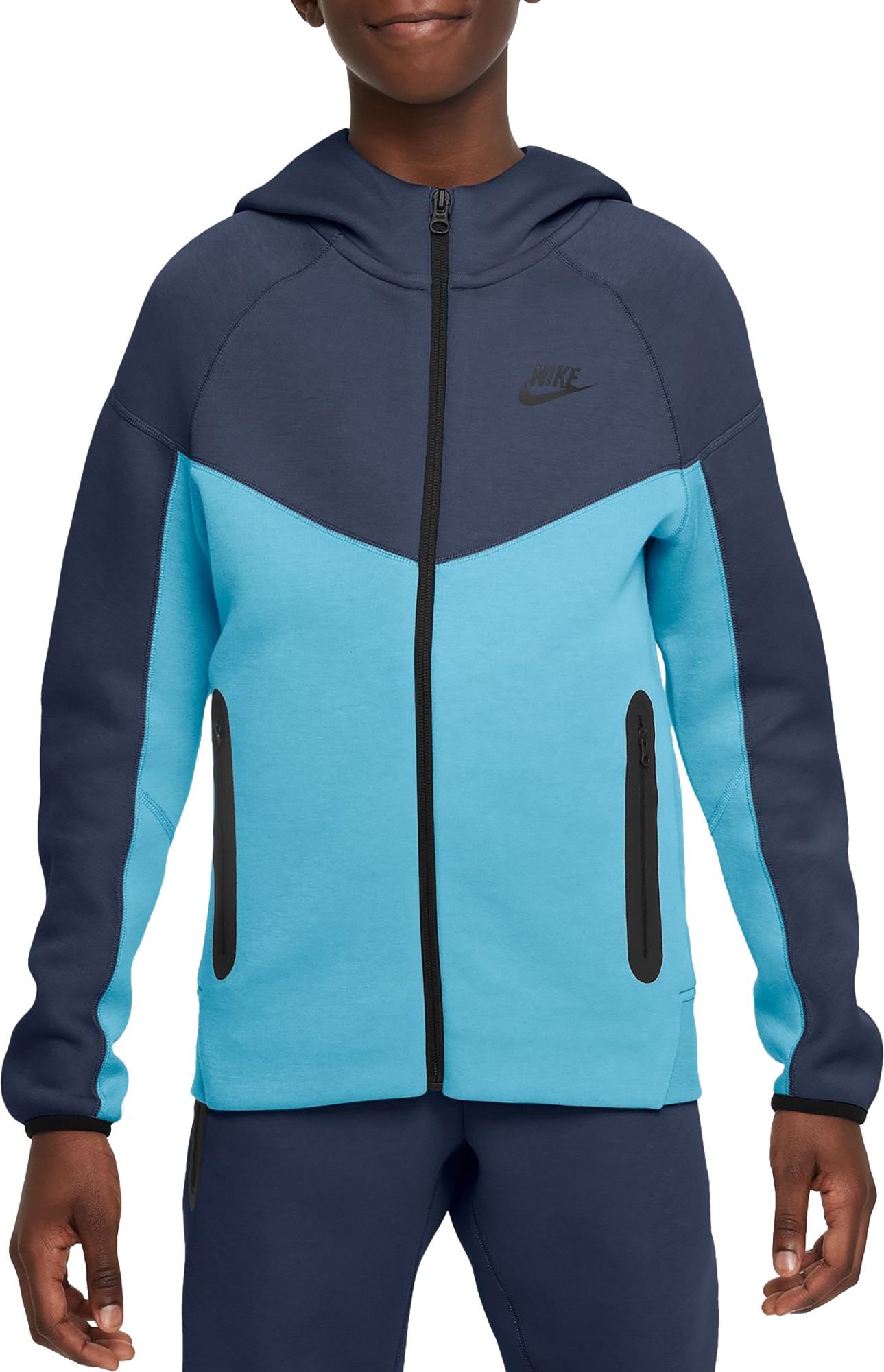 Nike Boys' Sportswear Full-Zip Tech Fleece Hoodie