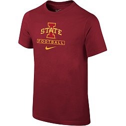 Nike Youth Iowa State Cyclones Cardinal Football Core Cotton T-Shirt