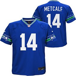Nike Little Kids' Seattle Seahawks DK Metcalf #14 Alternate Blue Game Jersey