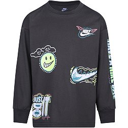 Jordan Little Boys' Sportswear Art of Play Graphic Long Sleeve Shirt