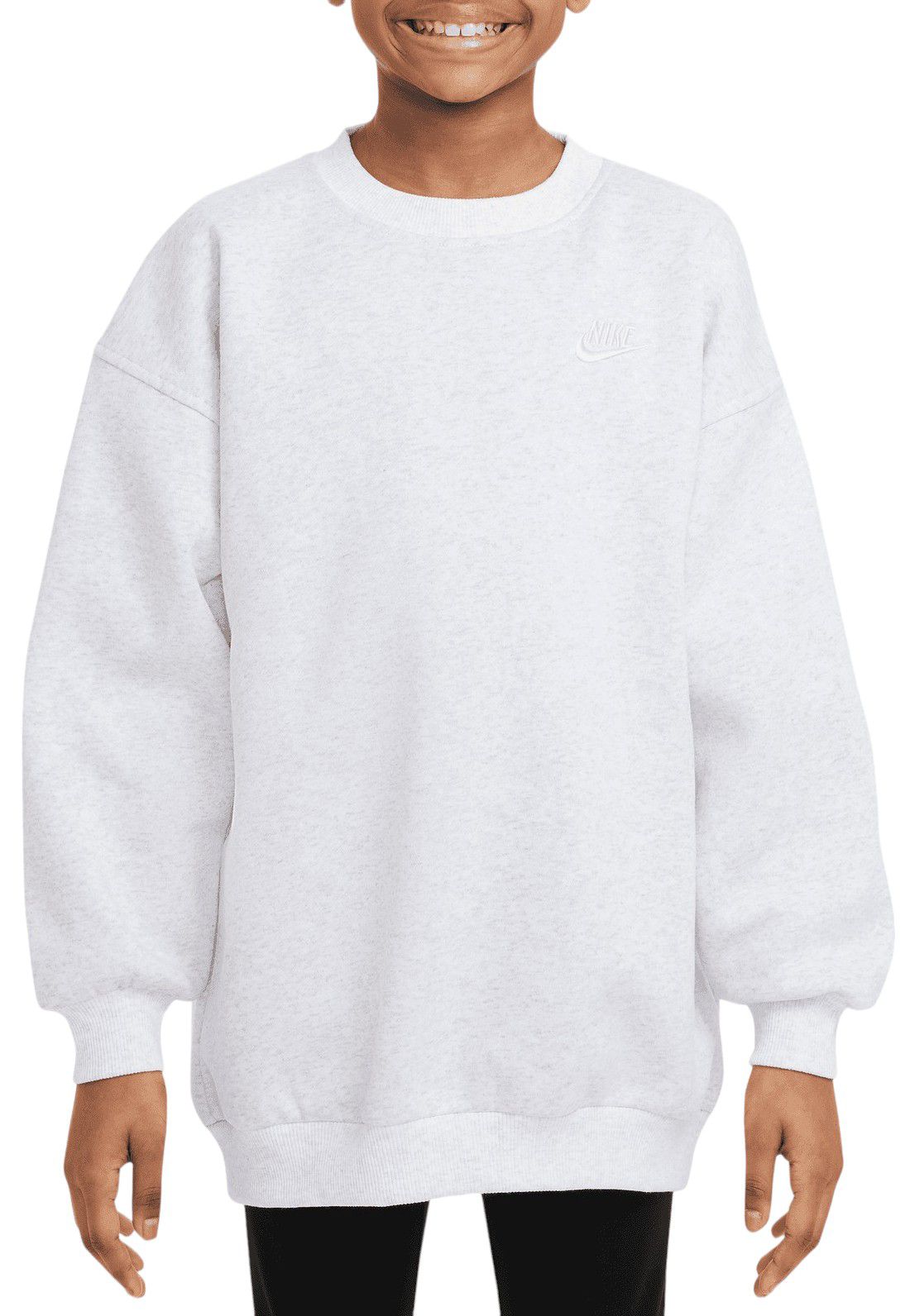 Nike Girls' Sportswear Club Fleece Oversized Sweatshirt