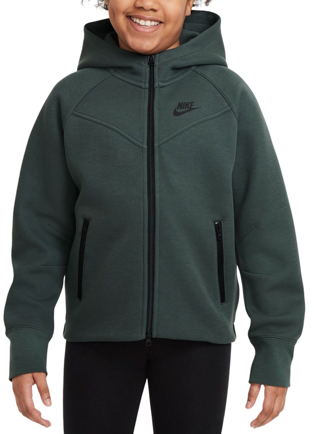 Nike Girls' Sportswear Tech Fleece Full-Zip Hoodie