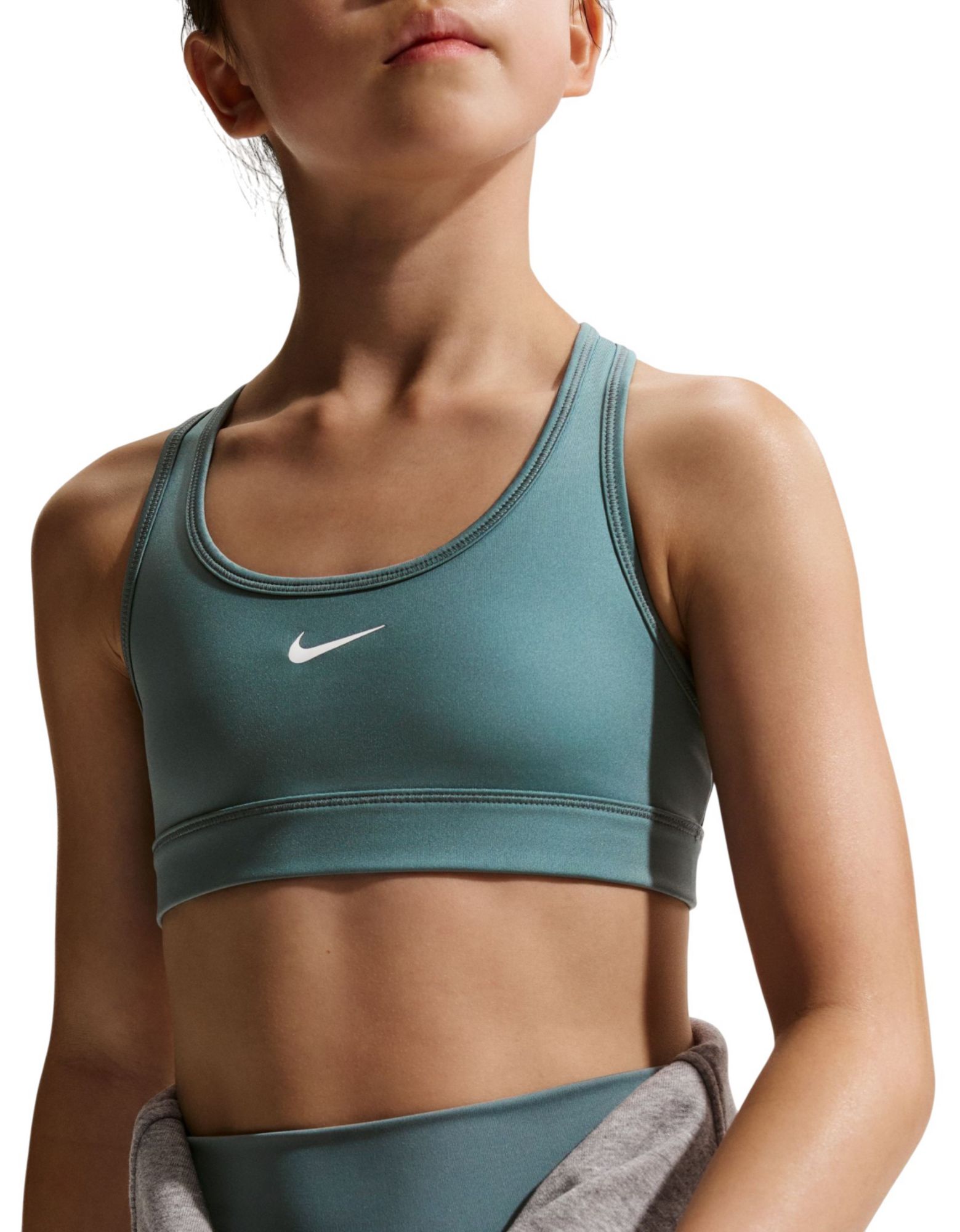Nike Girls' Pro Dri-FIT Swoosh Sports Bra