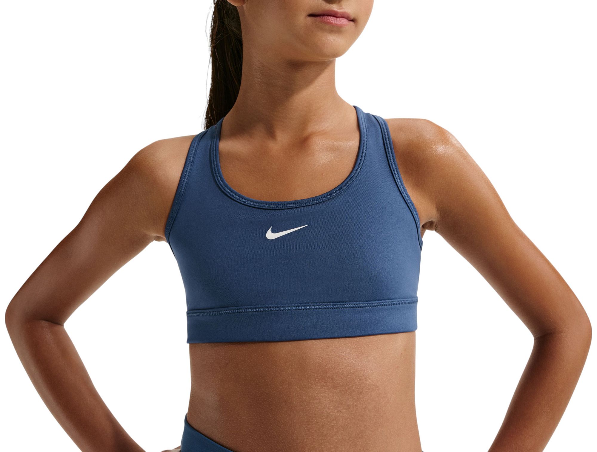 Nike Girls' Pro Dri-FIT Swoosh Sports Bra