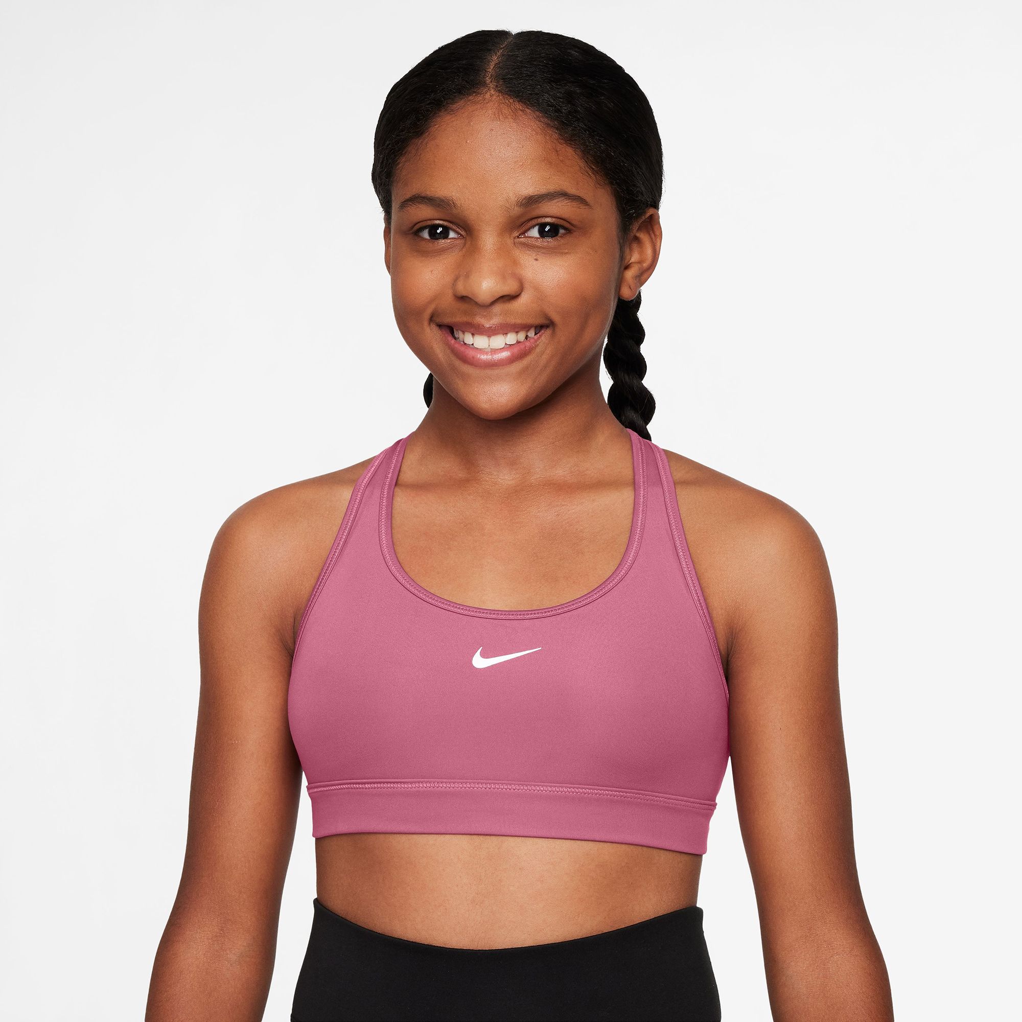 Nike Girls' Pro Dri-FIT Swoosh Sports Bra