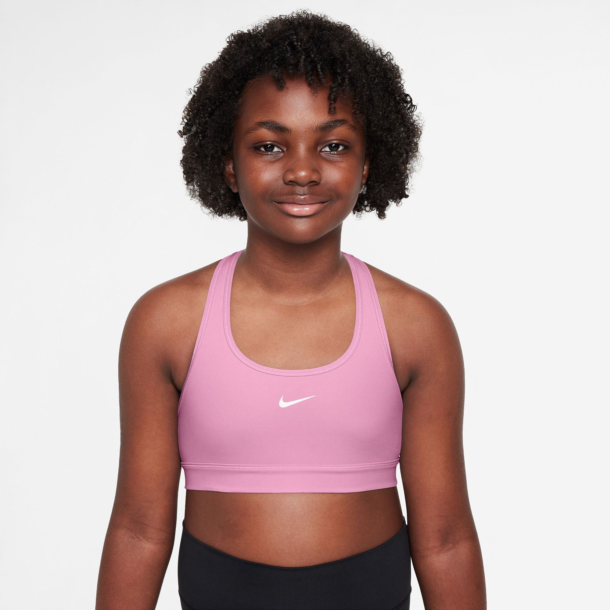 Nike Girls' Pro Dri-FIT Swoosh Sports Bra
