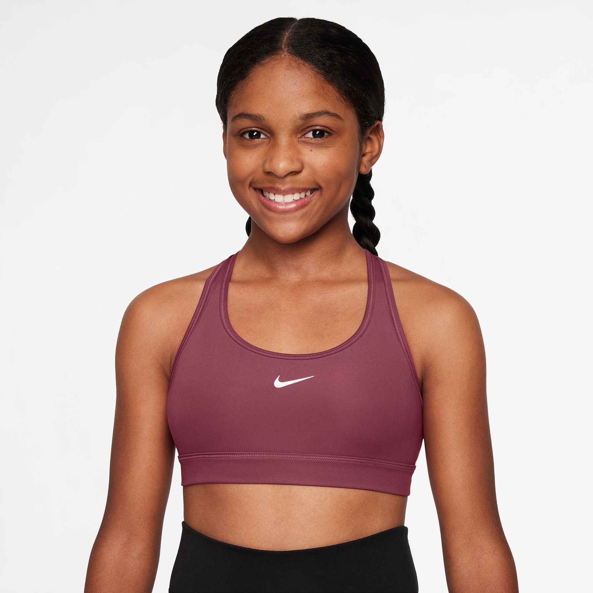 Nike Girls' Pro Dri-FIT Swoosh Sports Bra