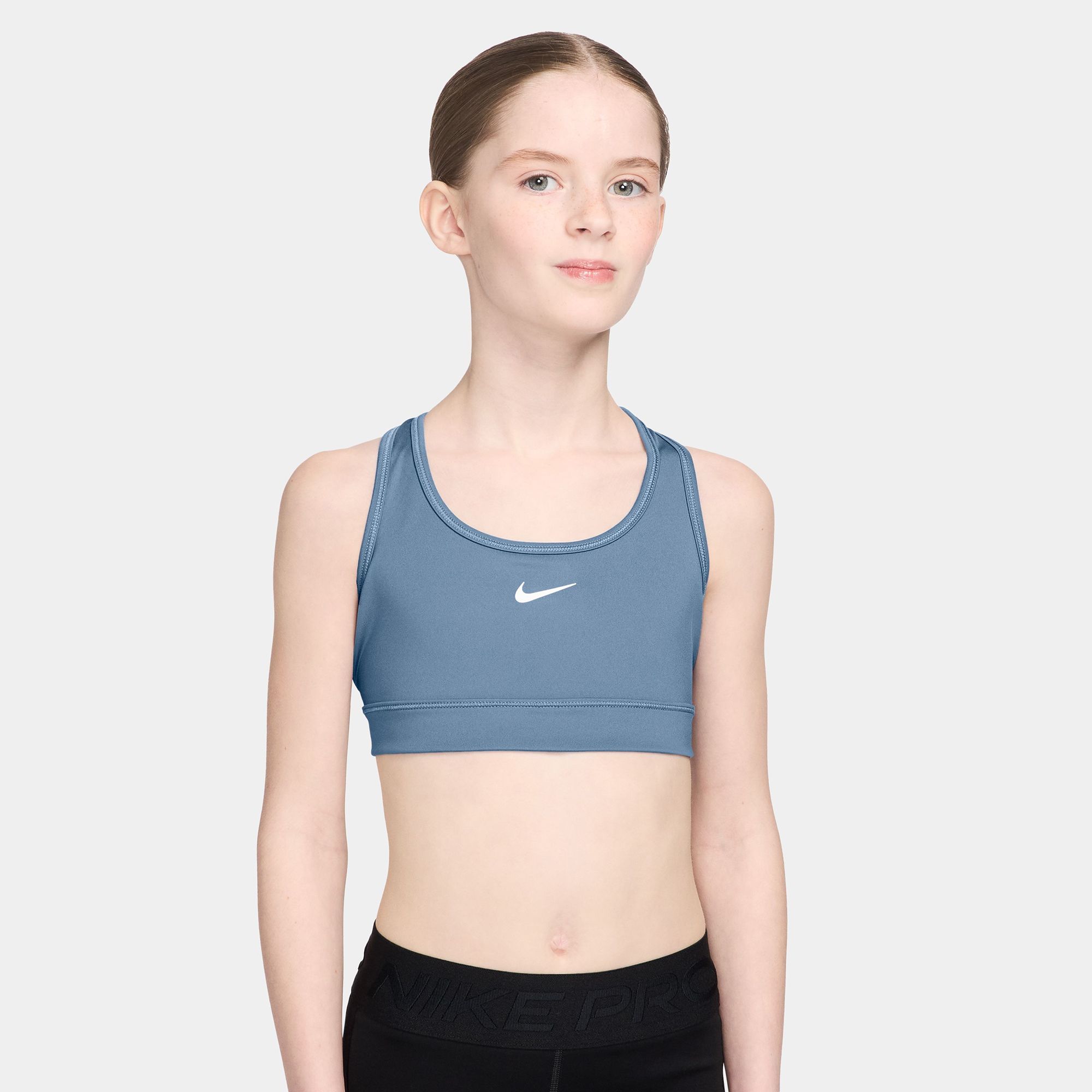 Nike Girls' Pro Dri-FIT Swoosh Sports Bra