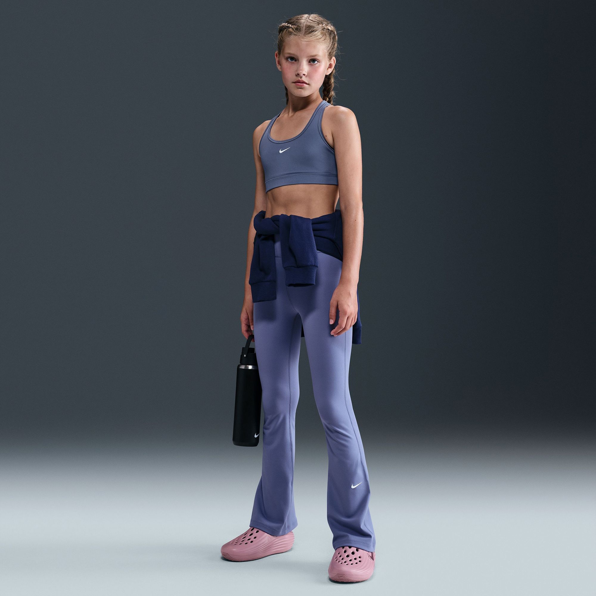 Nike Girls' Pro Dri-FIT Swoosh Sports Bra