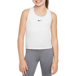 Nike Pro Big Kids' (Girls') Sports Bra in White - ShopStyle