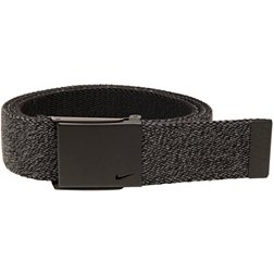 Men's Nike Black & White Stitched Reversible Leather Belt