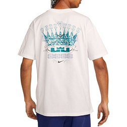 Men's Gray Black And Red Nike Lebron James Shirt Size Large #4