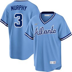 Nike Men's Atlanta Braves Cooperstown Dale Murphy #3 Blue Cool Base Jersey