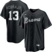 Nike Men's Atlanta Braves Ronald Acuña Jr. #13 Navy Cool