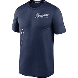 Men's Atlanta Braves Nike Gray Wordmark Legend Performance T-Shirt