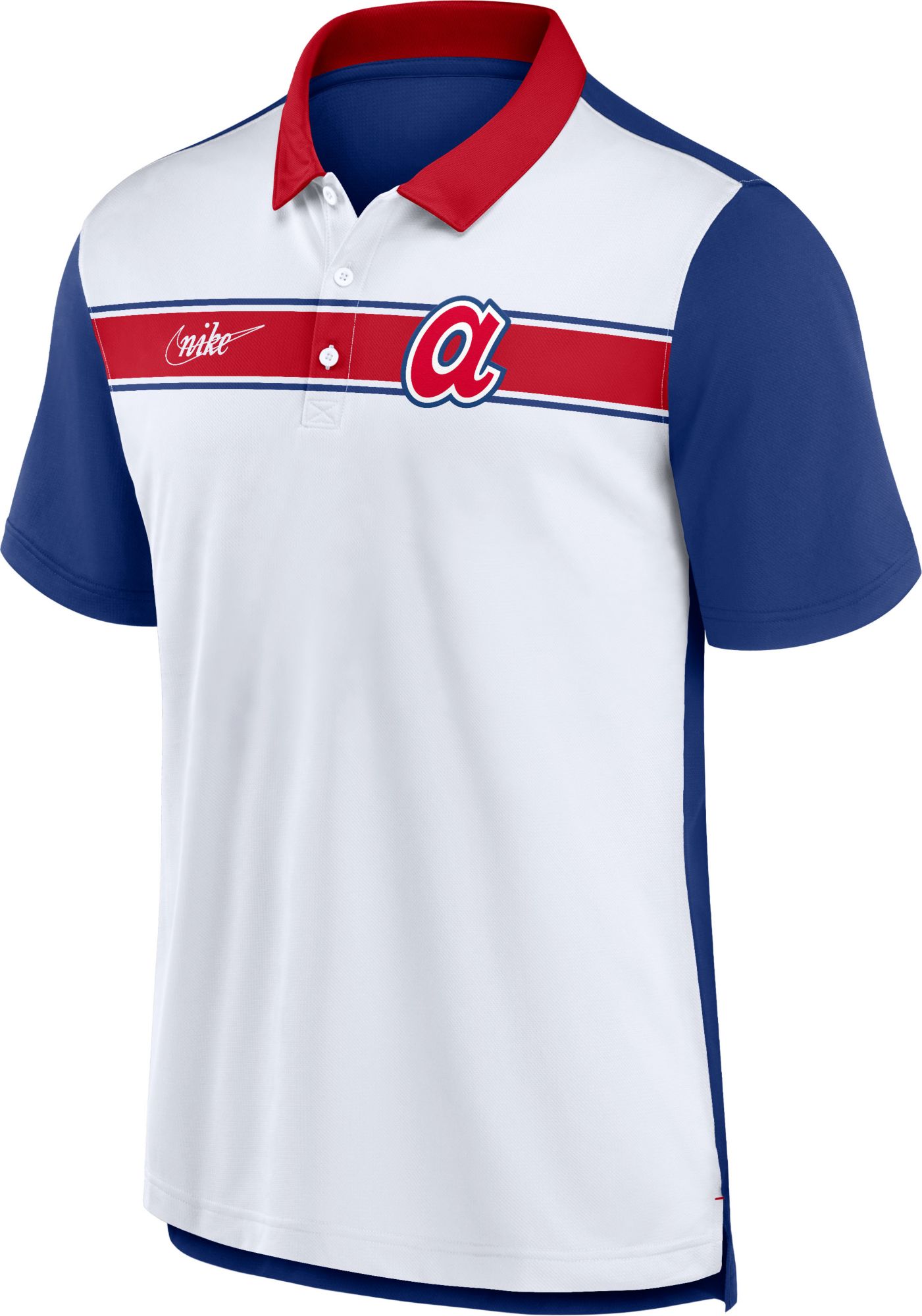 Nike Men's Replica Atlanta Braves Acuna Jr. #13 Red Cool Base Jersey