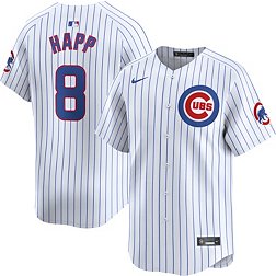 Nike Men's Chicago Cubs Ian Happ #8 White Limited Vapor Jersey