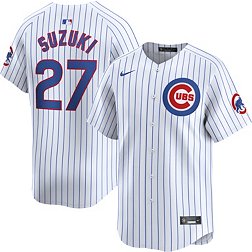Nike Men's Chicago Cubs Seiya Suzuki #27 White Limited Vapor Jersey
